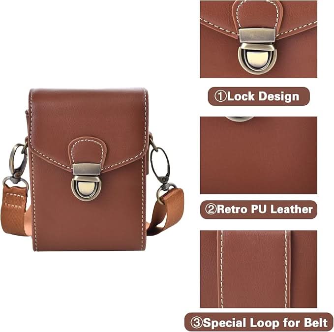 CHUZHAO™ Leather Camera Case